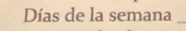 Días de la semana_