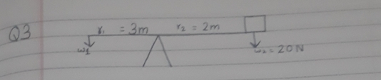 ①3 x_1=3m r_2=2m
omega _2=20N