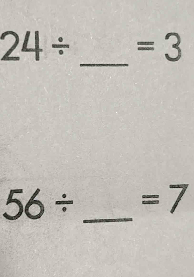 24/
_
=3
_ 56/
=7