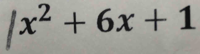 /x^2+6x+1