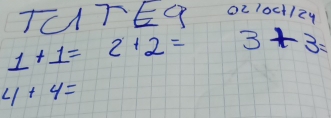 TUTEG ocl0d1RY
1+1=2+2= 3+3=
4+4=