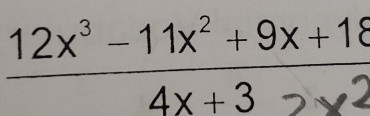 12x² -11x° +9x +19