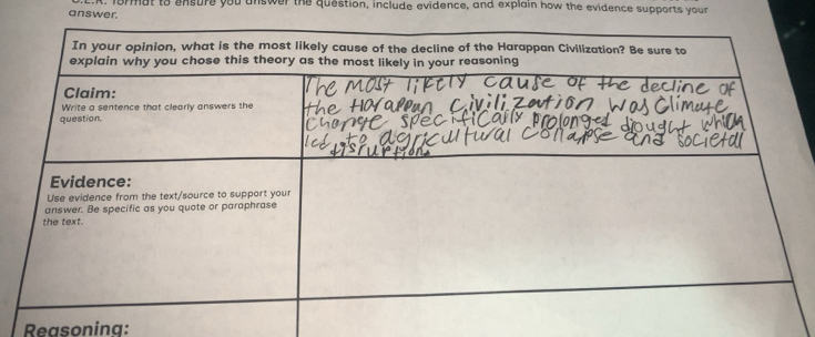 Solved: answer. . format to ensure you unswer the question, include ...