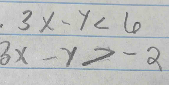 3x-y<6</tex>
3x-y>-2