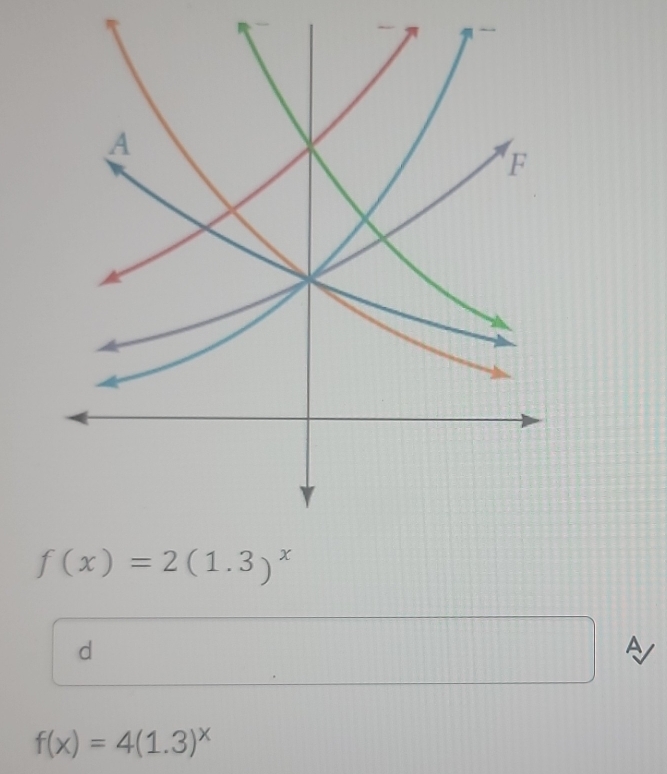 A
f(x)=4(1.3)^x