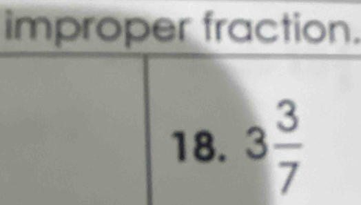 improper fraction.