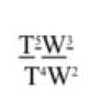 frac T^(_ 5)^ T(4V^(_ )^2)T^4W^2