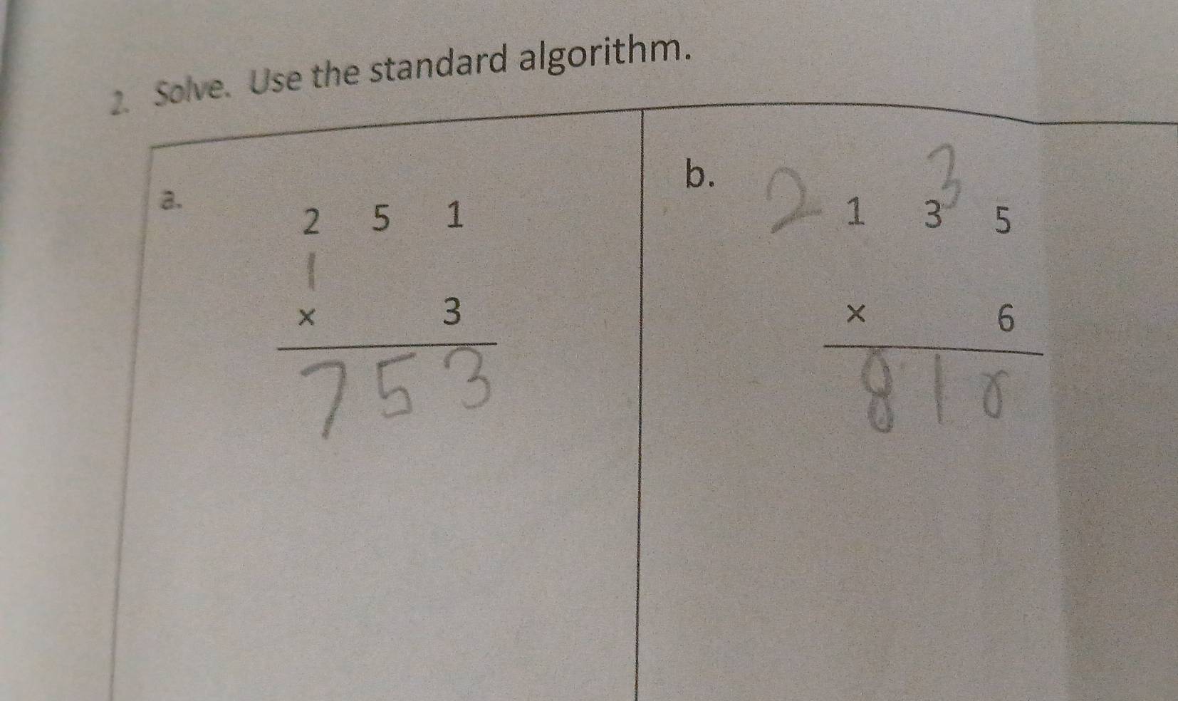 tandard algorithm.