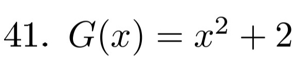 G(x)=x^2+2