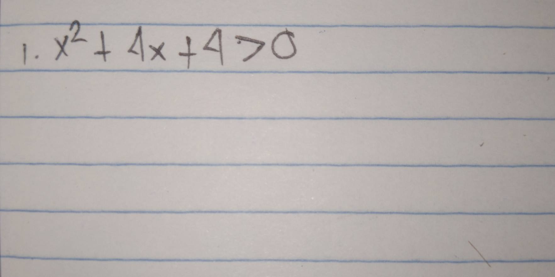 x^2+4x+4>0