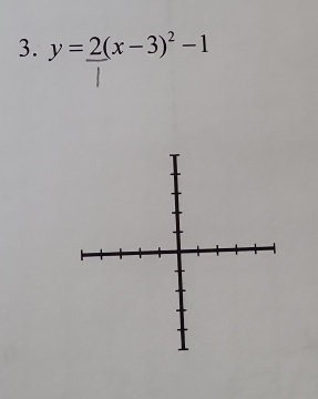 y=2(x-3)^2-1