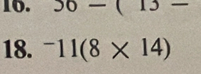 30-(13-
18. ^-11(8* 14)