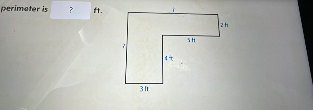 perimeter is ? ft.