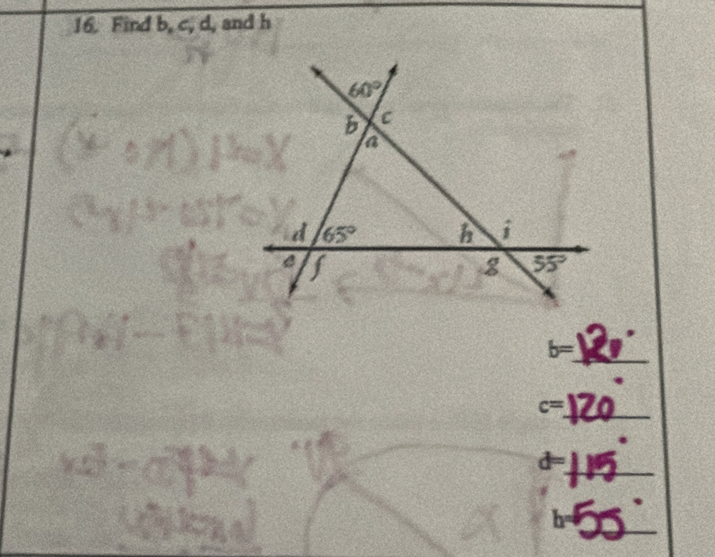 Find b, c, d, and h
_
b=
_ c=
_
d=
_h