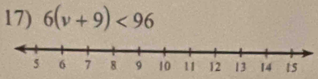 6(v+9)<96</tex>