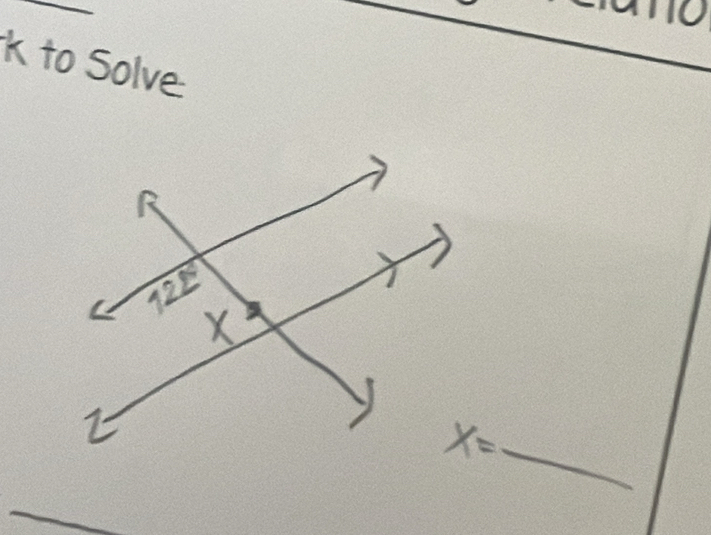 no 
k to Solve: 
_