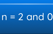 n=2 and 0