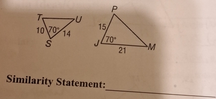 Similarity Statement:
