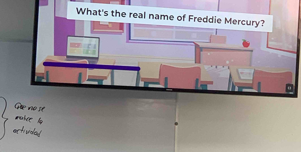 What's the real name of Freddie Mercury?