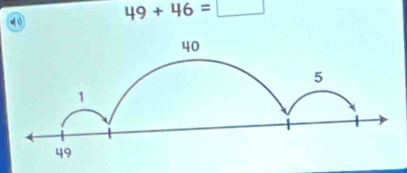 49+46=□