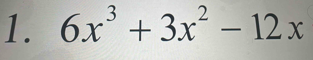 6x^3+3x^2-12x