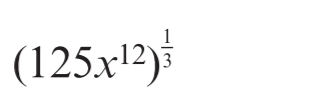 (125x^(12))^ 1/3 