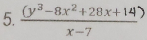 (y³-8x²+28x+14)