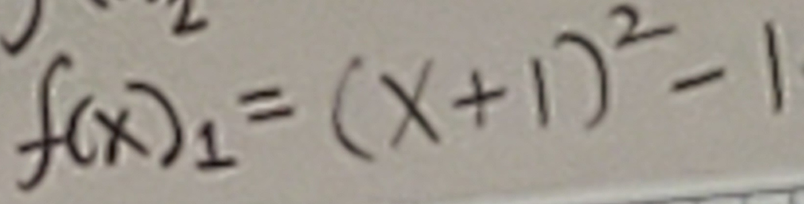 f(x)_1=(x+1)^2-1