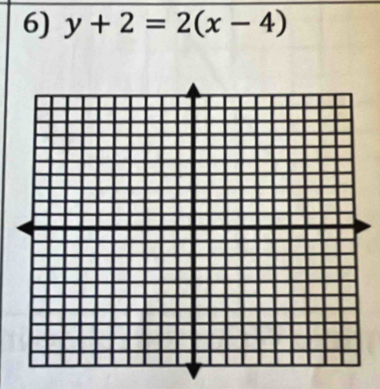 y+2=2(x-4)