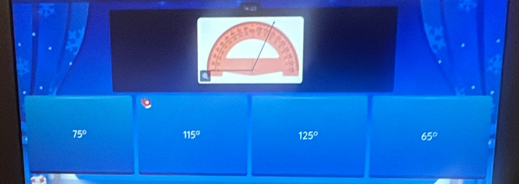 75°
115°
125°
65°