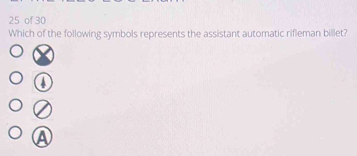 Solved: of 30 Which of the following symbols represents the assistant ...