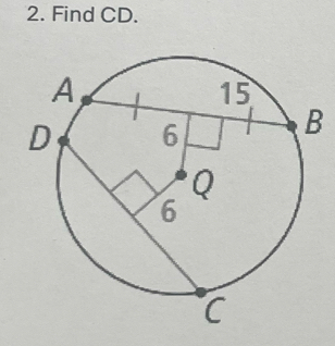 Find CD.
B