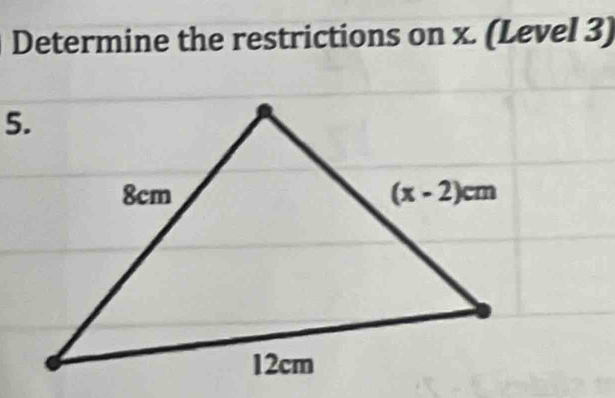 Determine the restrictions on x. (Level 3)