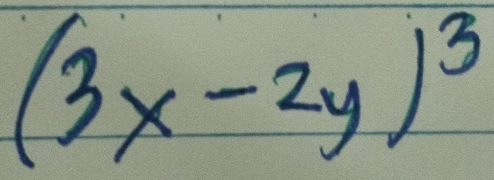 (3x-2y)^3