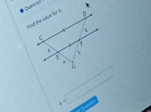 a=□
r Question