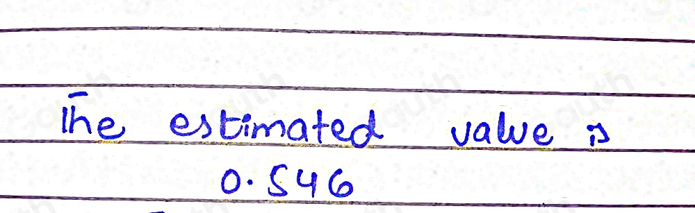 Solved: Estimate the value of 0.683-0.137 [Math]