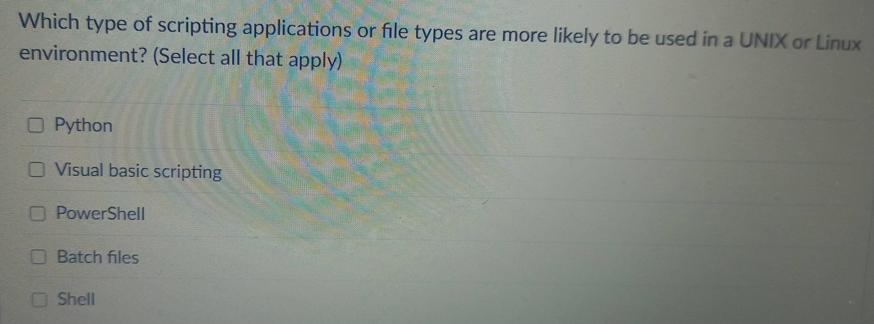 Solved: Which type of scripting applications or file types are more ...
