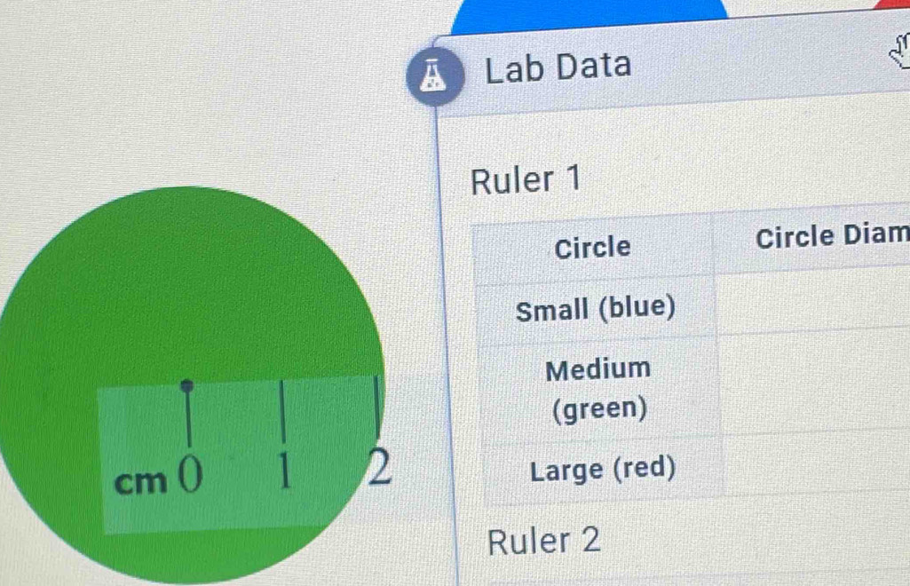 A Lab Data 
Ruler 1 
m 
Ruler 2