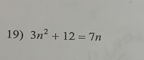 3n^2+12=7n