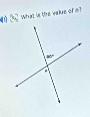 (1)  What is the value of n?