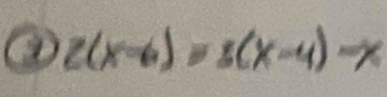 z(x-6)=s(x-4)-x