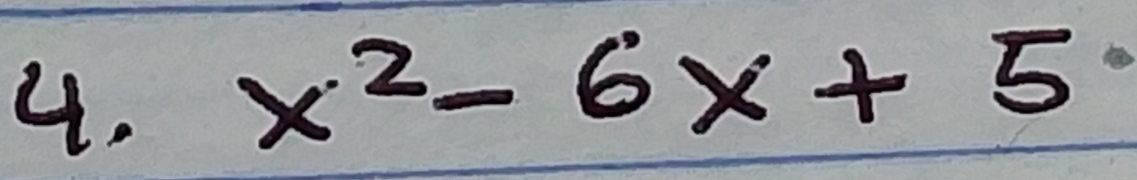 x^2-6x+5