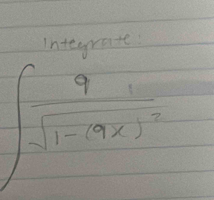 integrate
∈t  9/15-19x   9/5 -19xendarray 