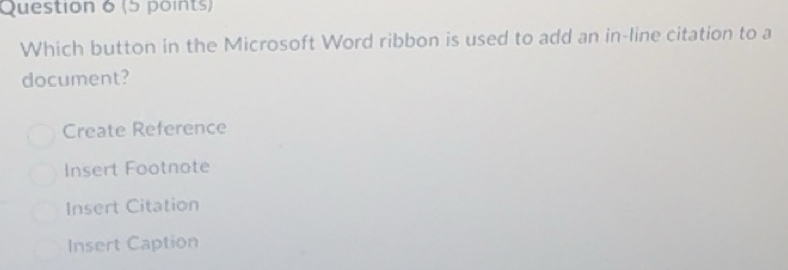 Solved: Which button in the Microsoft Word ribbon is used to add an in ...