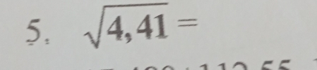 sqrt(4,41)=