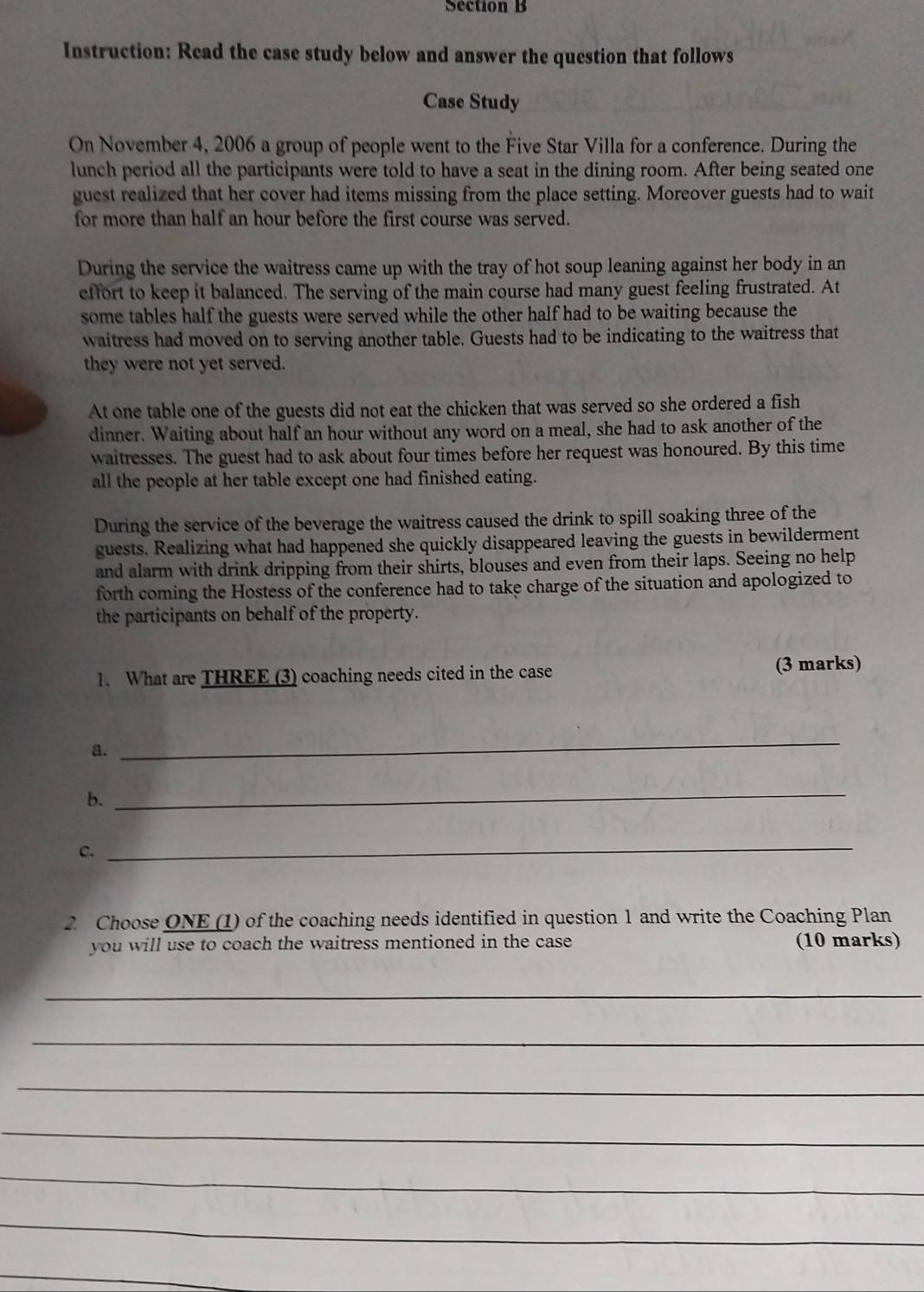 Solved: Instruction: Read the case study below and answer the question ...