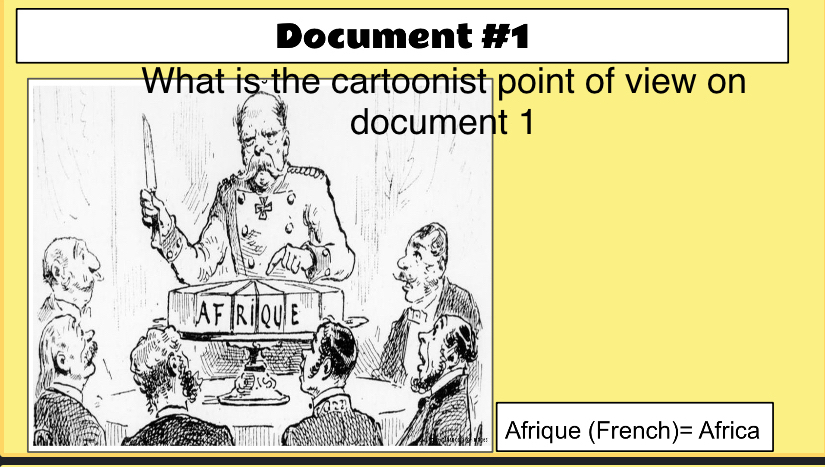 Document #1 
int of view on 
rique (French)= Africa