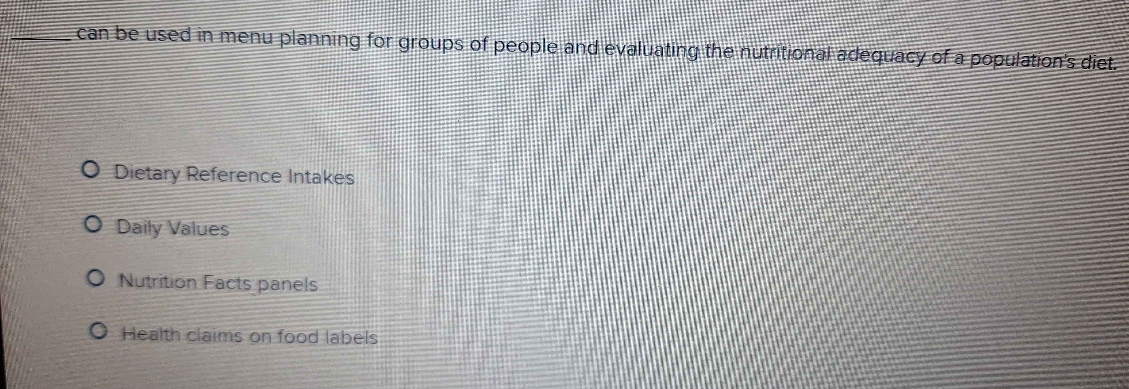 Solved: can be used in menu planning for groups of people and ...