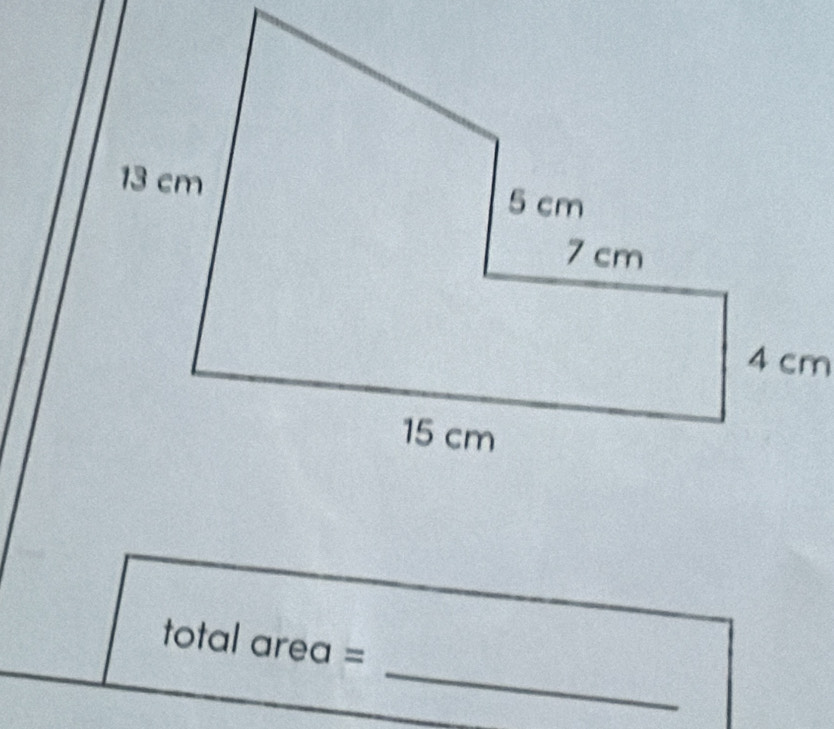 total area =