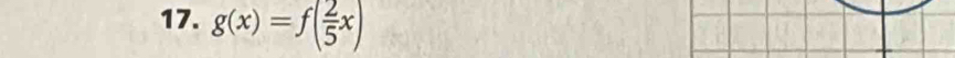 g(x)=f( 2/5 x)